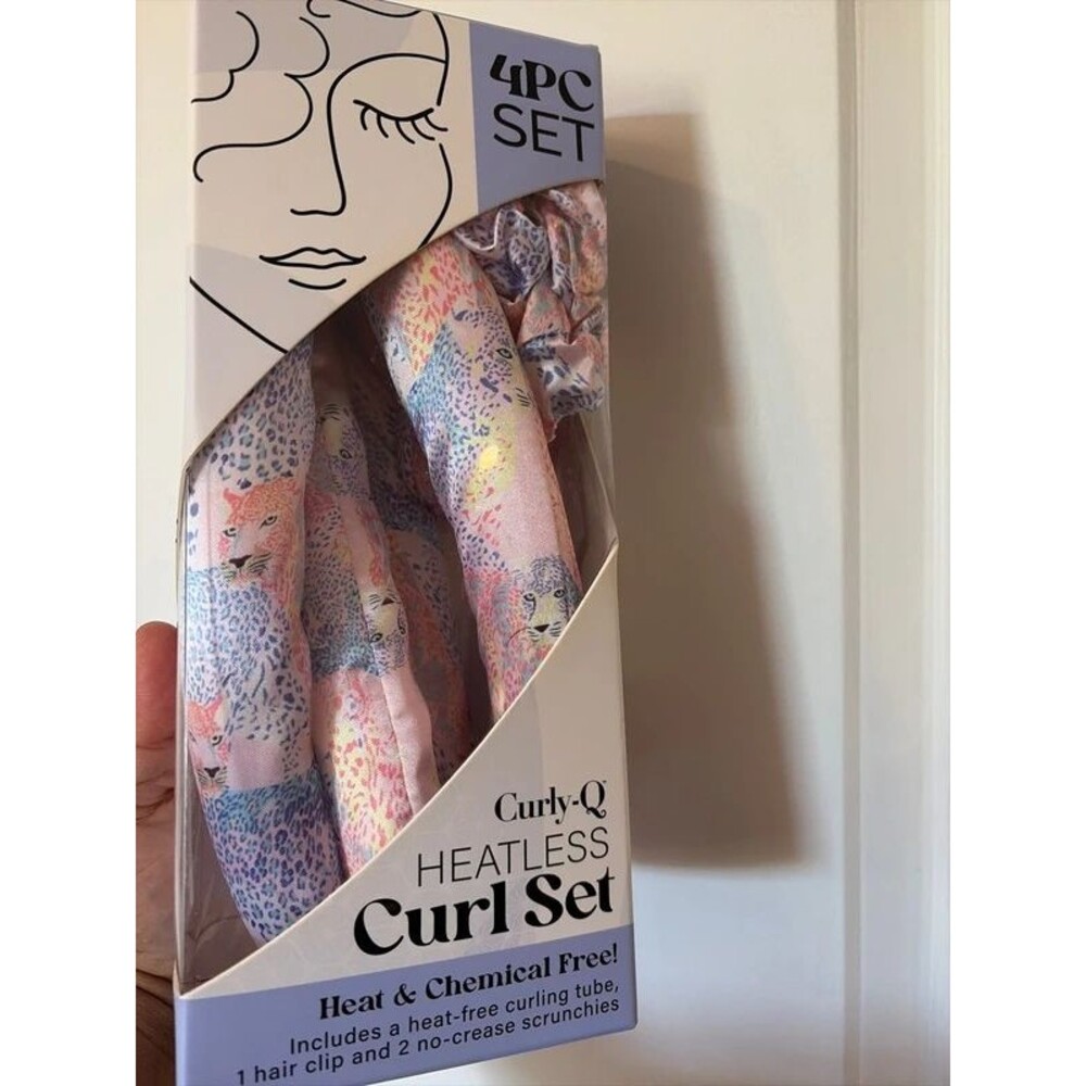 Heatless curl set new open box
